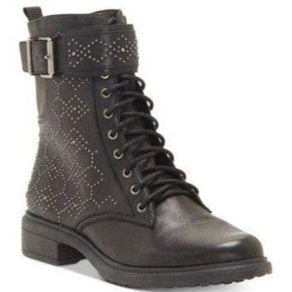 Size 8.5 M Vince Camuto Tanowie Lace-Up Booties - Picture 1 of 1